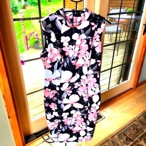 Shelby & Palmer Floral Print Sleeveless Sz. 8 Dress